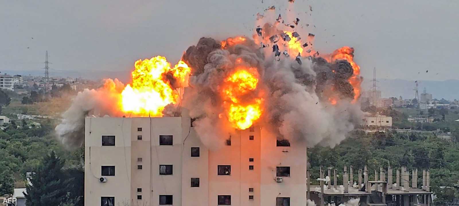 غارة إسرائيل على بلدة في جنوب لبنان