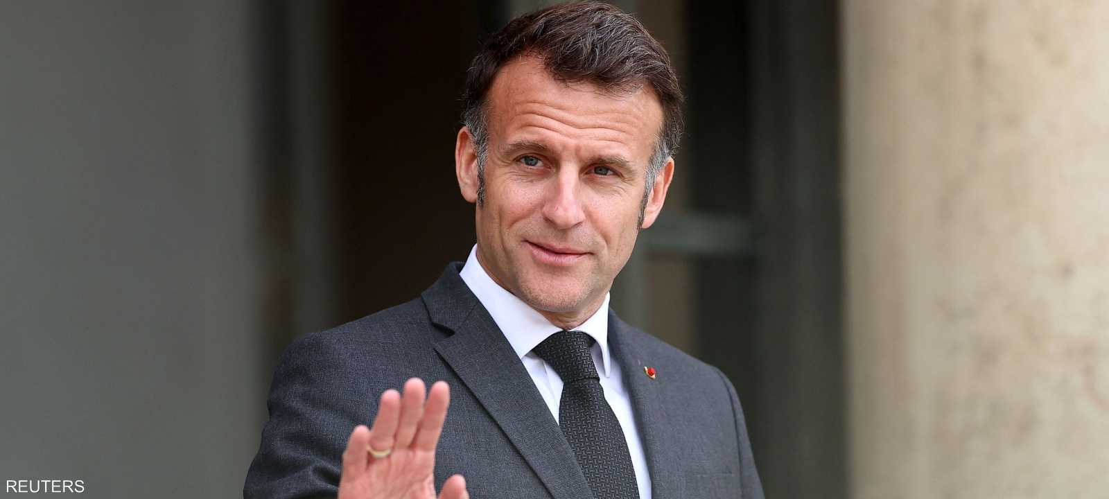 الرئيس الفرنسي إيمانويل ماكرون