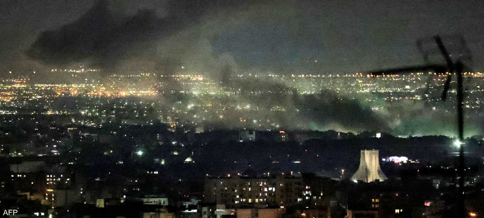 أرشيفية لقصف إسرائيلي على العاصمة الإيرانية طهران