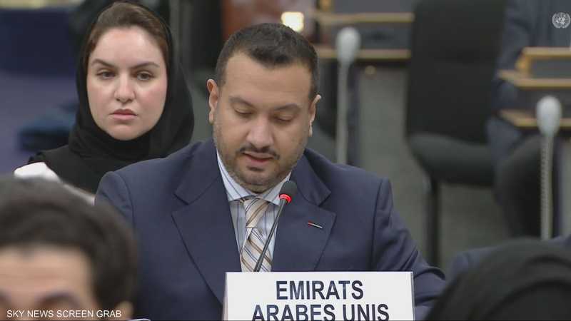 مندوب الإمارات: نرفض التبريرات الإيرانية الجبانة