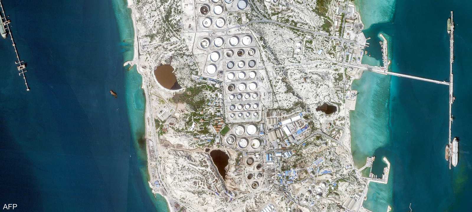 صورة جوية لجزيرة خرج