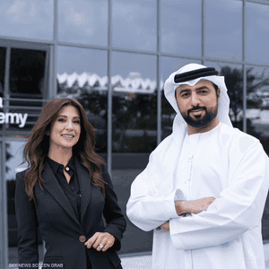 شنتال صليبا وخالد الحوسني