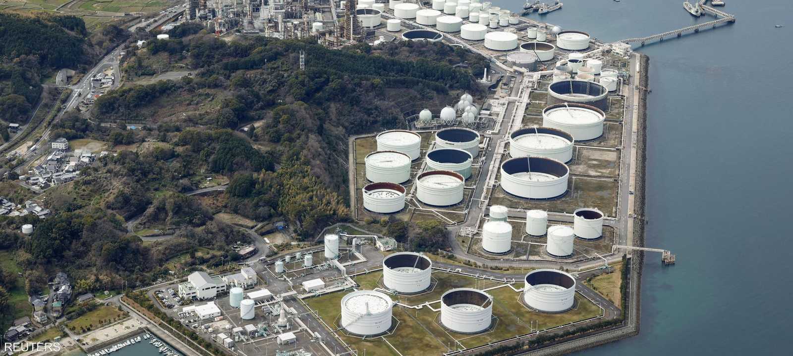 مخزونات النفط في اليابان