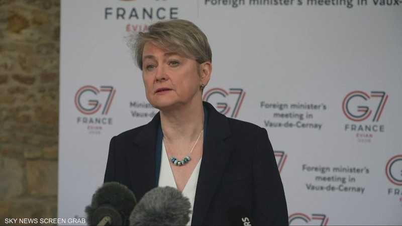 وزيرة خارجية بريطانيا إيفيت كوبر،