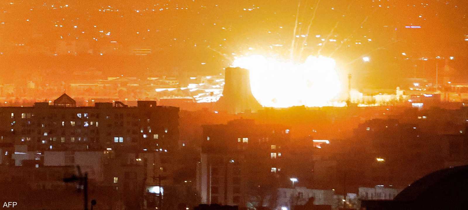 قصف أميركي إسرائيلي لهدف في إيران قرب مطار مهرآباد_أرشيف