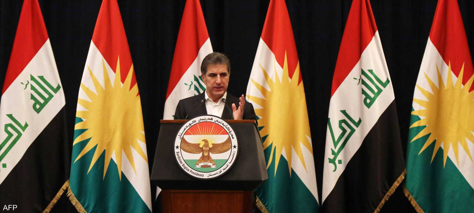 رئيس إقليم كردستان نيجيرفان بارزاني