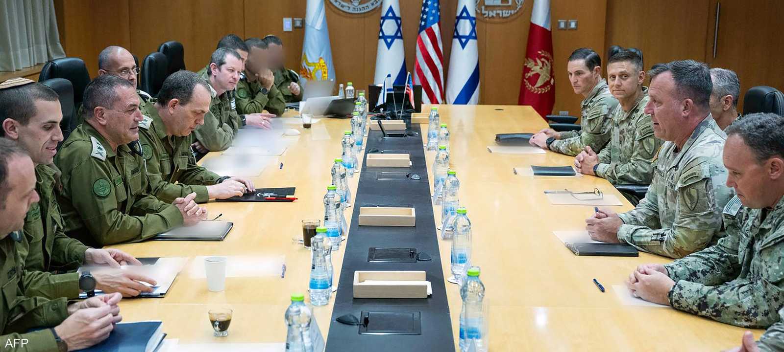اجتماع بين قادة إسرائيليين وأميركيين قبل الحرب_أرشيف