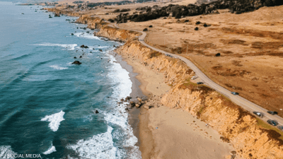 شاطئ في مقاطعة سونوما