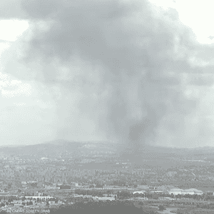 دخان في حيفا