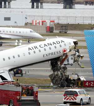 كارثة الطائرة الكندية في نيويورك