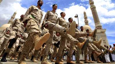 أرشيفية لمقاتلين ينتمون إلى جماعة الحوثي