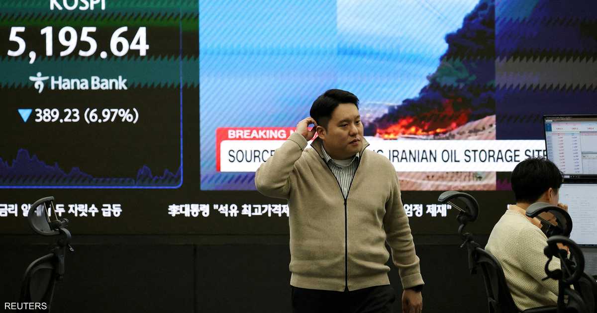 الأسهم الكورية تدفع فاتورة الحرب.. ما القصة؟