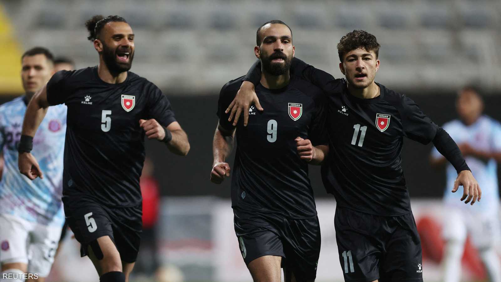 المنتخب الأردني أمام كوستاريكا