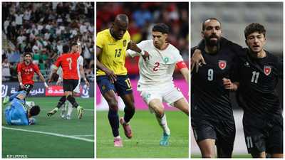 بروفة أخيرة لمنتخبات العرب قبل المونديال.. 7 مواجهات الليلة