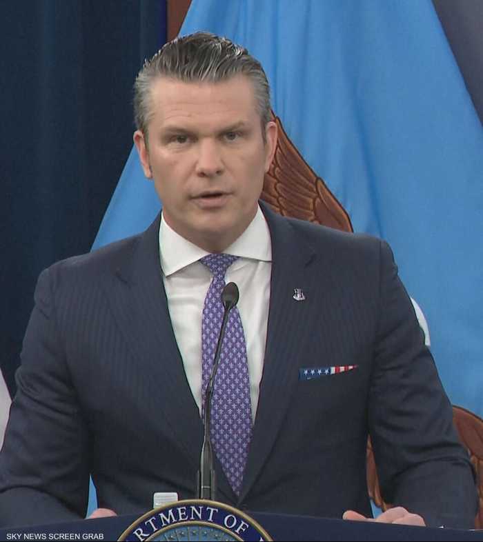 وزير الحرب الأميركي معلقا على دعم روسيا والصين لإيران