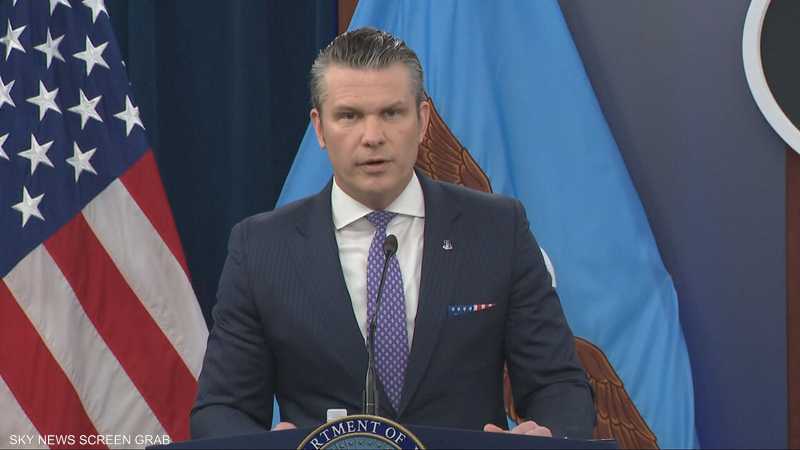 وزير الحرب الأميركي معلقا على دعم روسيا والصين لإيران