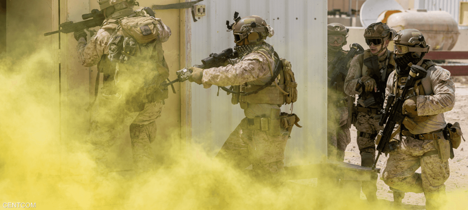 جانب من تدريبات لقوات المارينز