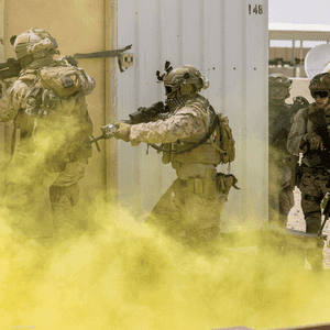 جانب من تدريبات لقوات المارينز