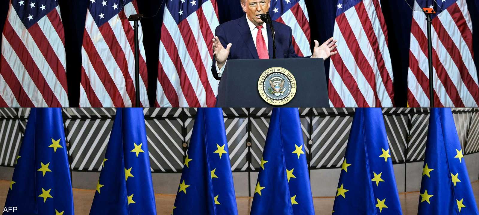 ترامب يضغط على أوروبا لتشارك في فتح مضيق هرمز