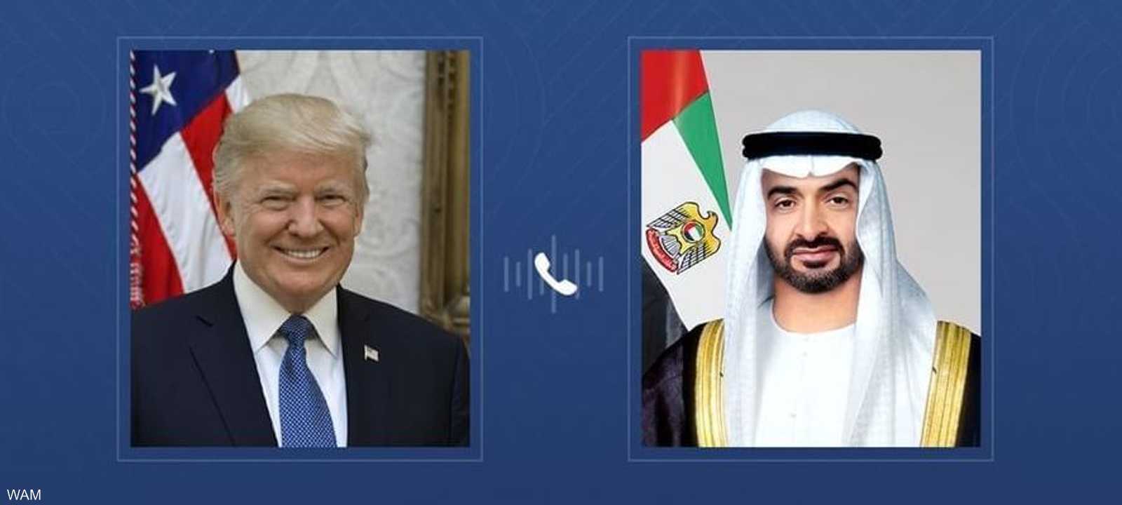 الشيخ محمد بن زايد والرئيس دونالد ترامب