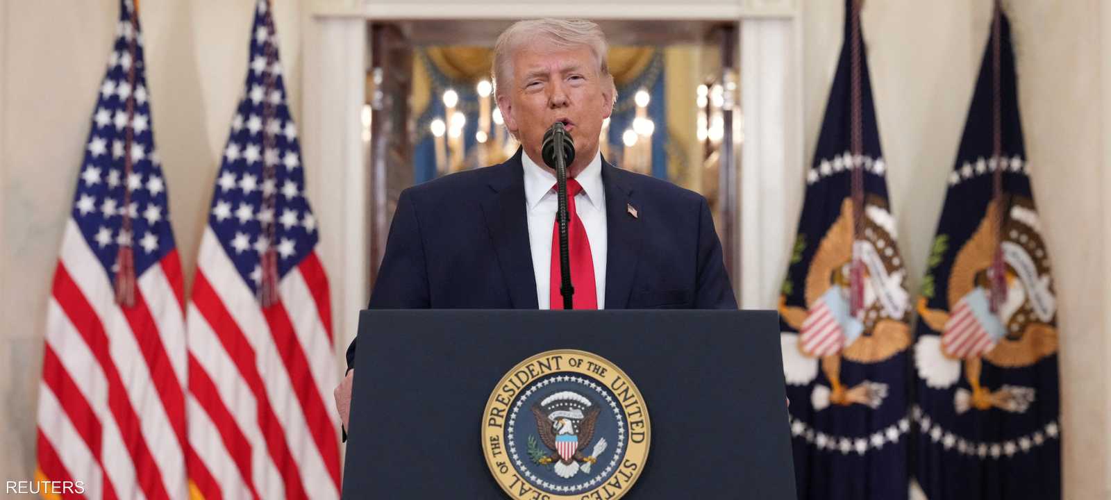 ترامب ركز على إيران في خطابه