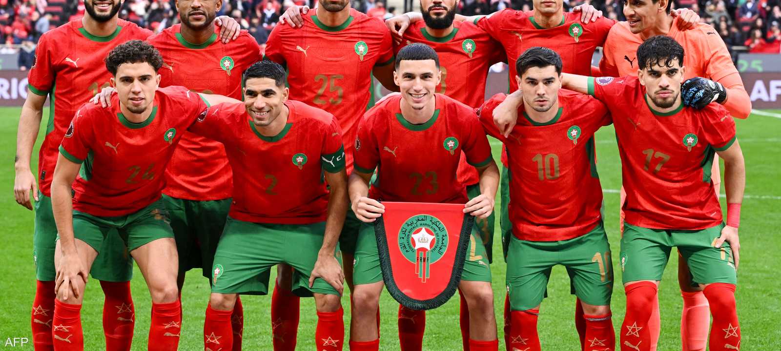 حافظ منتخب المغرب على موقعه في الصدارة عربيا