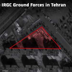 صورة نشرها الجيش الإسرائيلي للمواقع المستهدفة