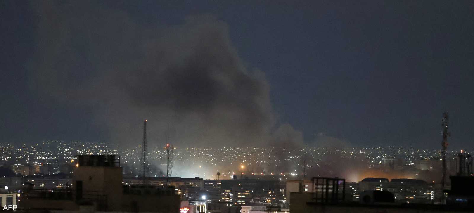 طهران تحت القصف