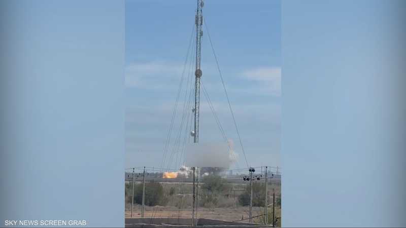 لقطات مباشرة لانفجارات على الحدود بين إيران والعراق