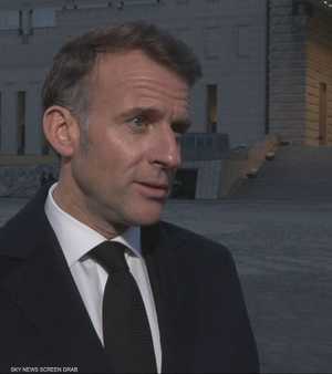 الرئيس الفرنسي إيمانويل ماكرون