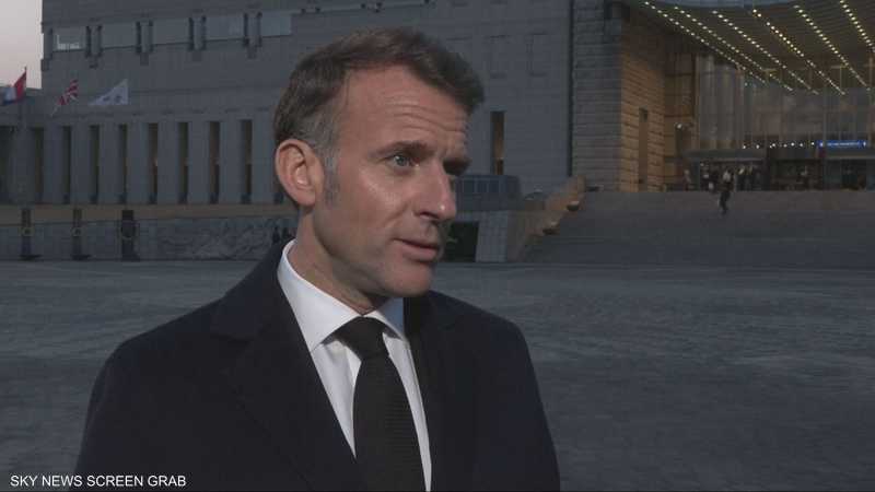 الرئيس الفرنسي إيمانويل ماكرون