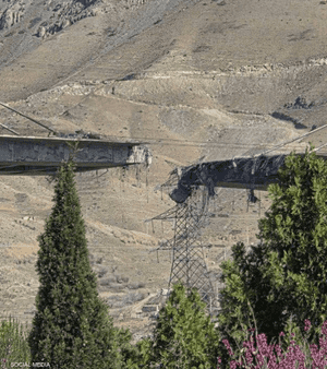 يربط الجسر الاستراتيجي بين طهران ومدينة كرج