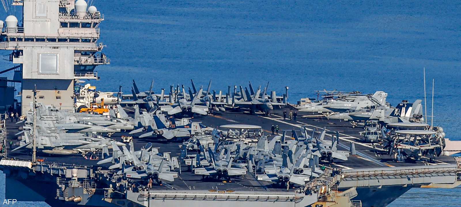 حاملة الطائرات في طريقها إلى المنطقة مجددا