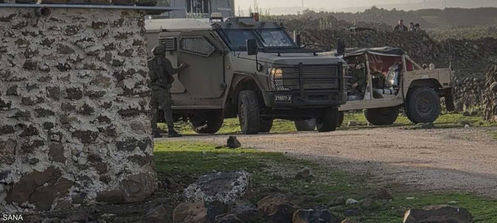 أرشيفية لقوات إسرائيلية في القنيطرة