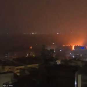 صورة متداولة لقصف إسرائيلي على الضاحية الجنوبية لبيروت