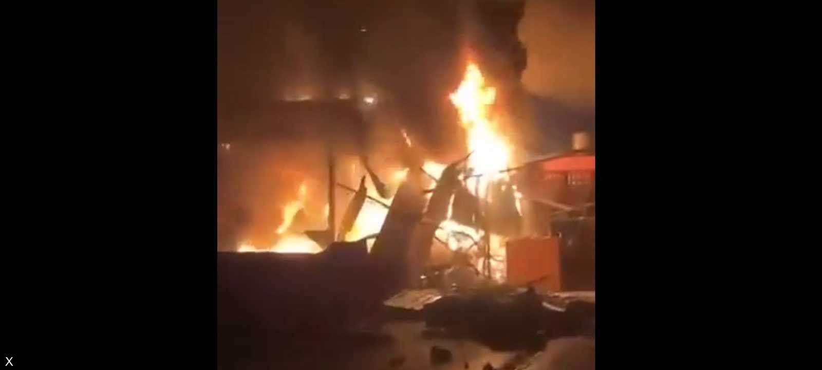 آثار القصف على مقرات الحشد الشعبي في الأيام الأخيرة