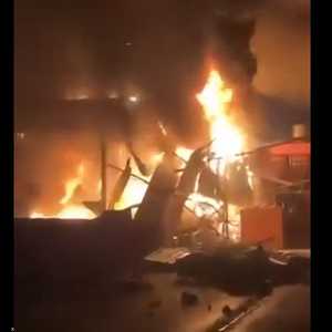 آثار القصف على مقرات الحشد الشعبي في الأيام الأخيرة