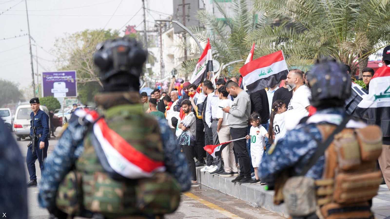 فرحة عراقية في شوارع بغداد