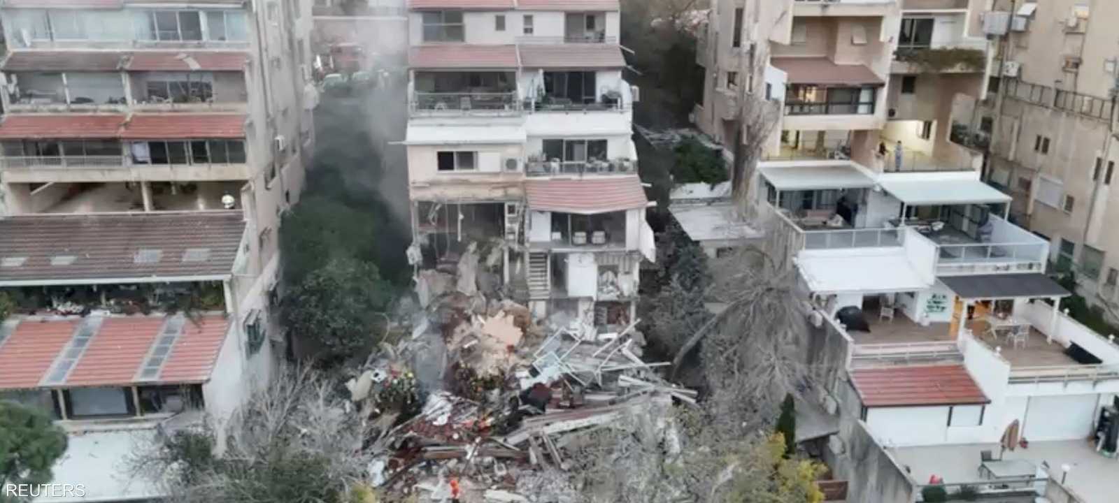 إيران شنت هجمات صاروخية عدة على إسرائيل
