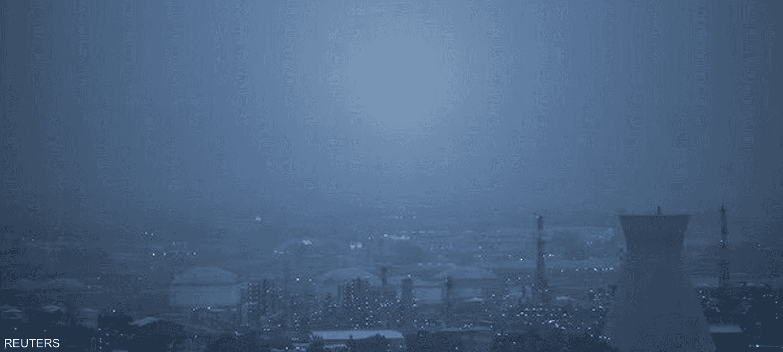 مصفاة حيفا في أعقاب الهجوم الإيراني على إسرائيل يوم 19 مارس