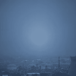 مصفاة حيفا في أعقاب الهجوم الإيراني على إسرائيل يوم 19 مارس