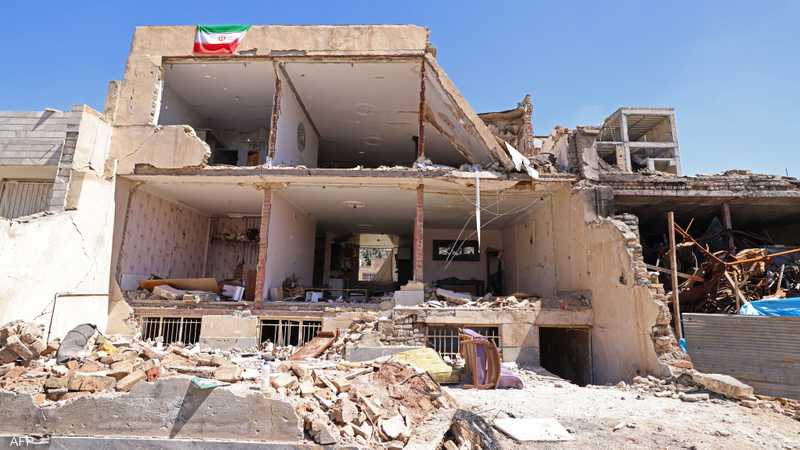 طهران تعرضت لدمار كبير من جراء الحرب