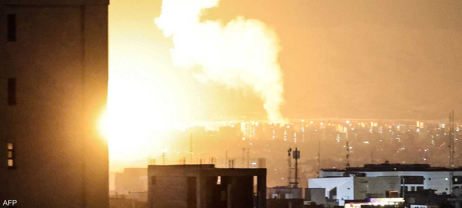 غارات مكثفة على مناطق مختلفة من إيران_أرشيف