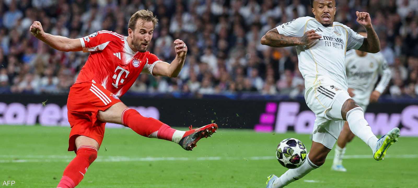 من المباراة بين الفريقين