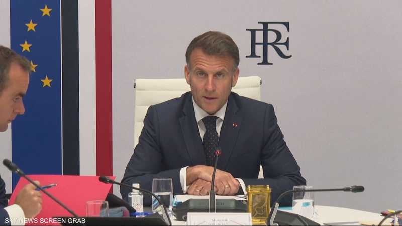 الرئيس ‌الفرنسي إيمانويل ماكرون