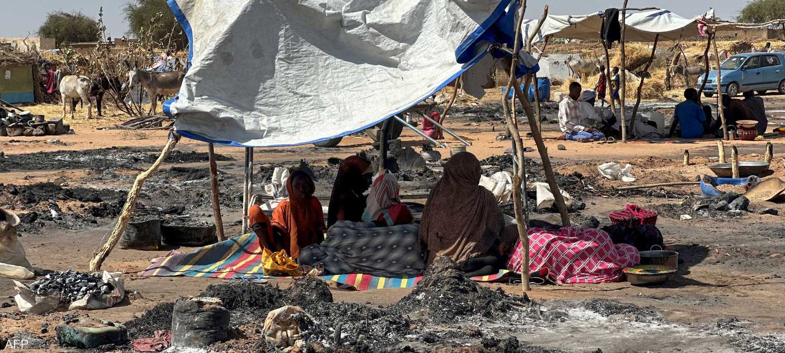 نازحون سودانيون