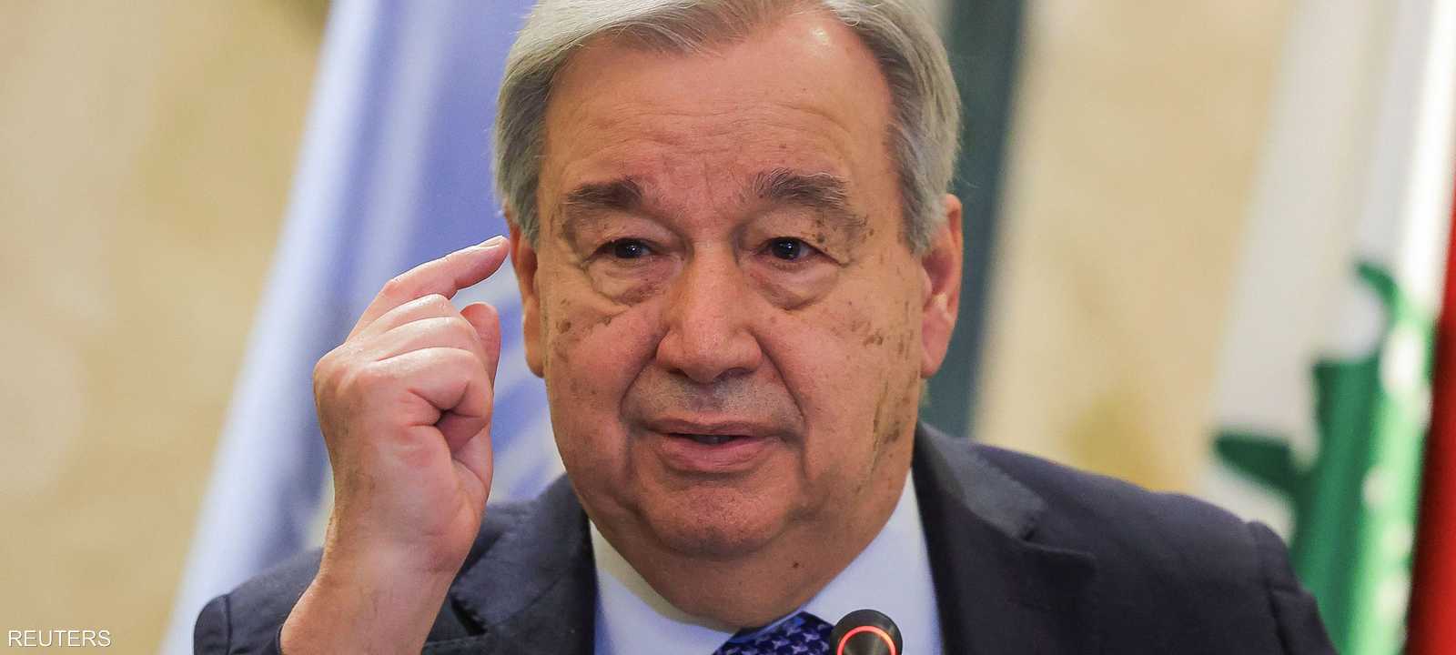 غوتيريش حث البلدين على إنجاح المفاوضات