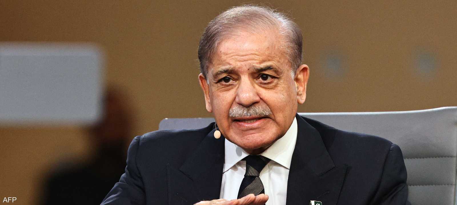 رئيس الوزراء الباكستاني شهباز شريف