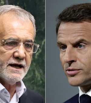 ماكرون وبزشكيان