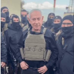 بنيامين نتنياهو من جنوب لبنان